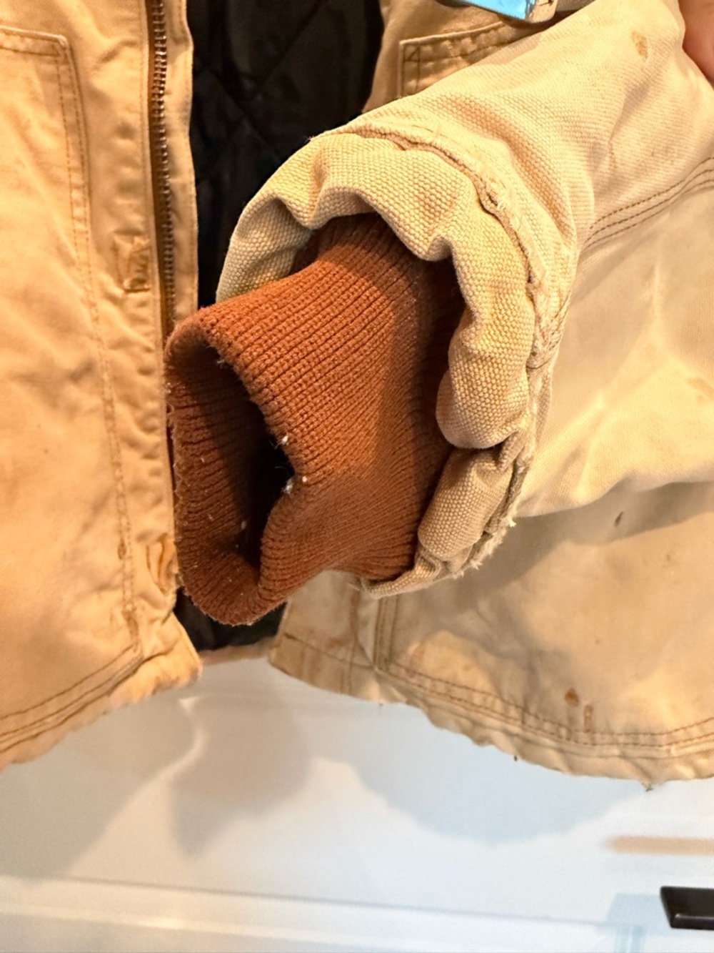 Vintage Carhartt Detroit Jacket Mens Extra Large Brown J02 BRN 80s Made in USA - Picture 5 of 15